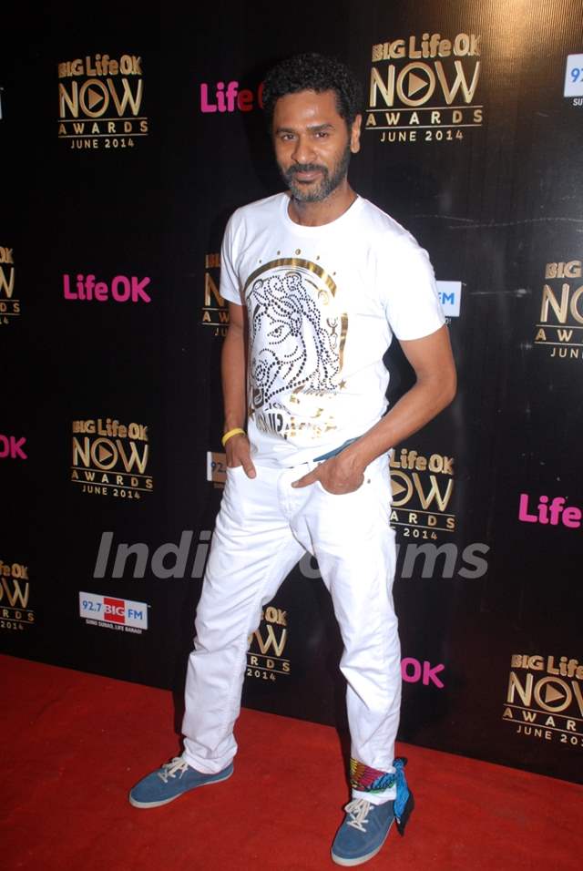 Prabhu Deva at Life OK Now Awards .