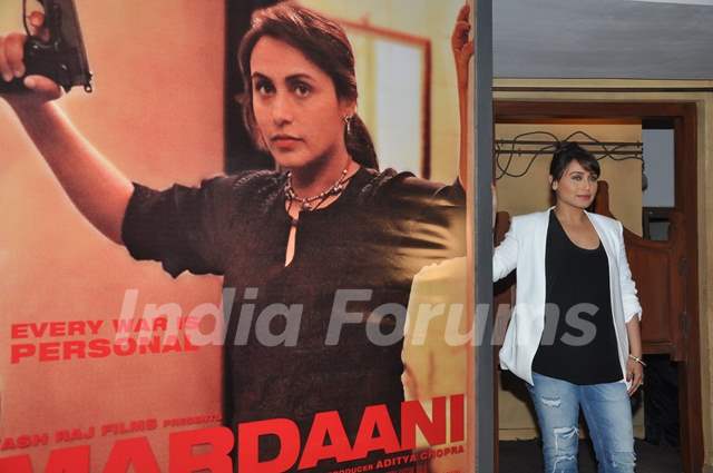 Rani Mukherjee unveils Mardaani's First look