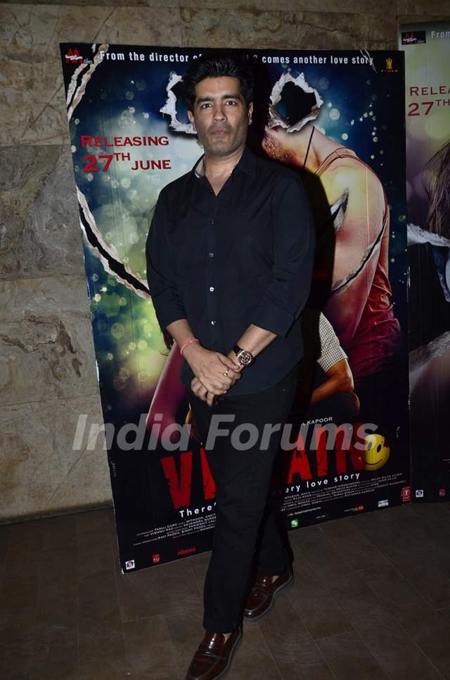 Manish Malhotra at the Screening of Ek Villiian