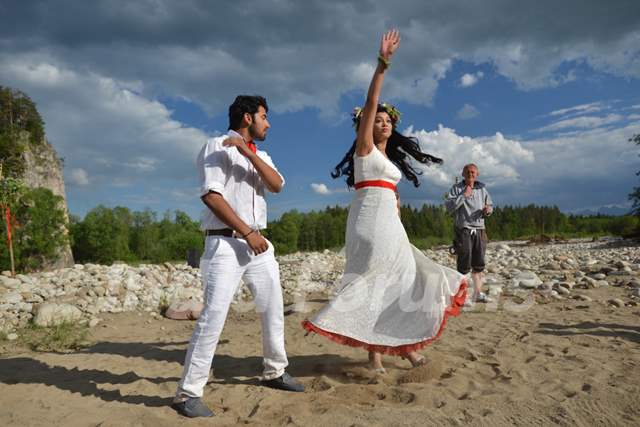 Veera and Baldev in Poland