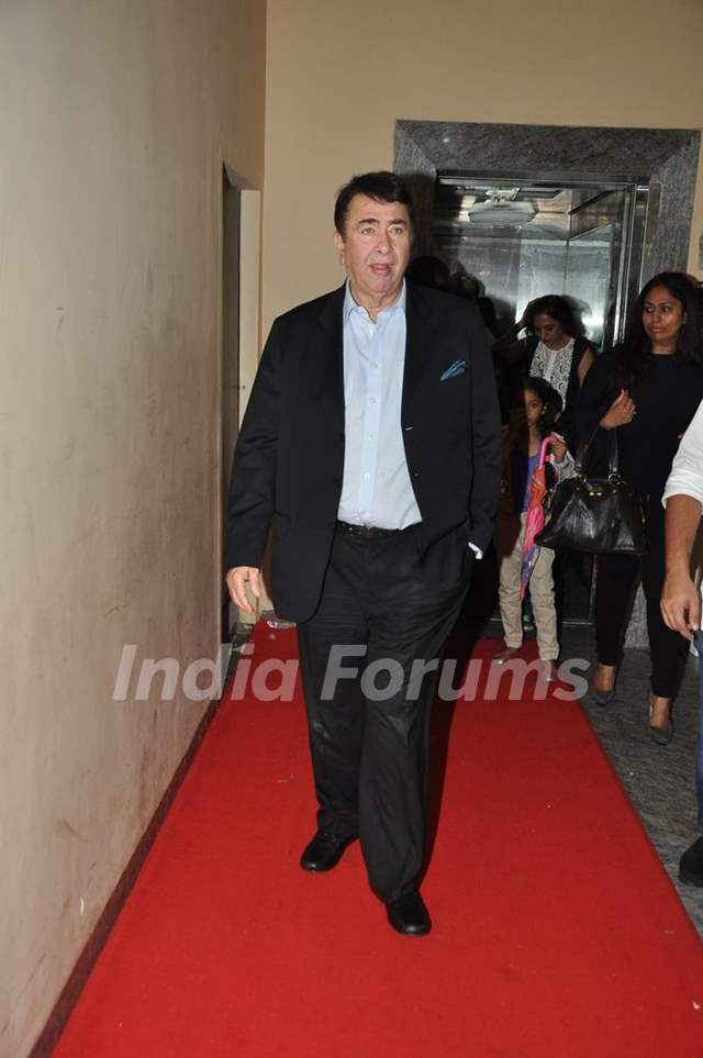 Raj Kapoor at the Special Premier of Lekar Hum Deewana Dil