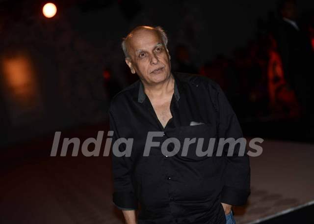 Mahesh Bhatt was seen at the Indian Couture Week - Day 3