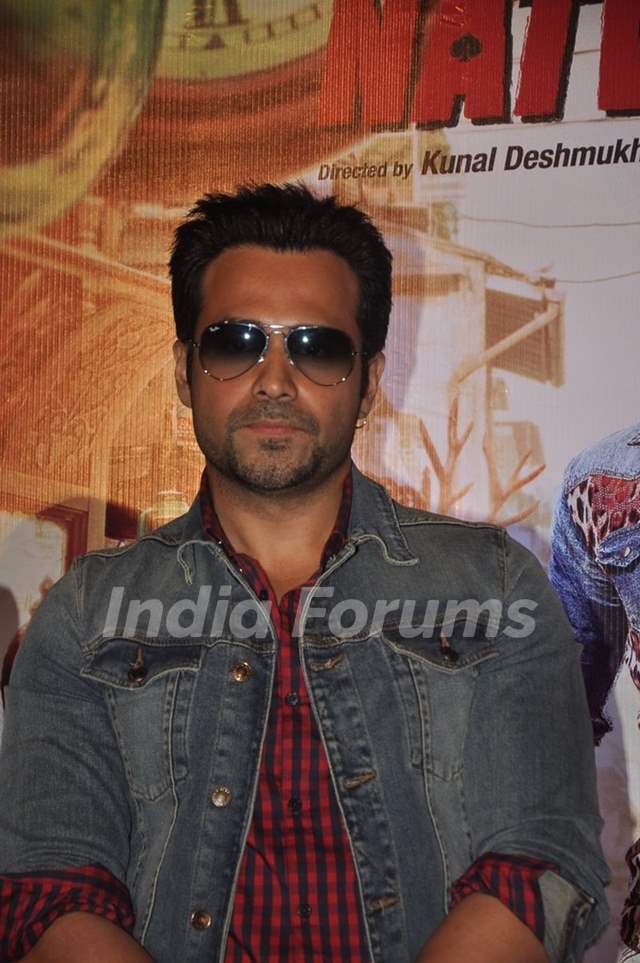 Emraan Hashmi at the Trailer Launch of Raja Natwarlal