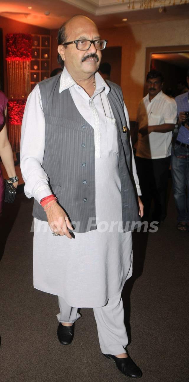 Amar Singh was spotted at Anup Jalota's Birthday Celebration
