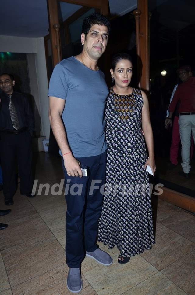Murli Sharma along with Ashwini Kalsekar at the Launch of the Movie Pyar Wali Love Story