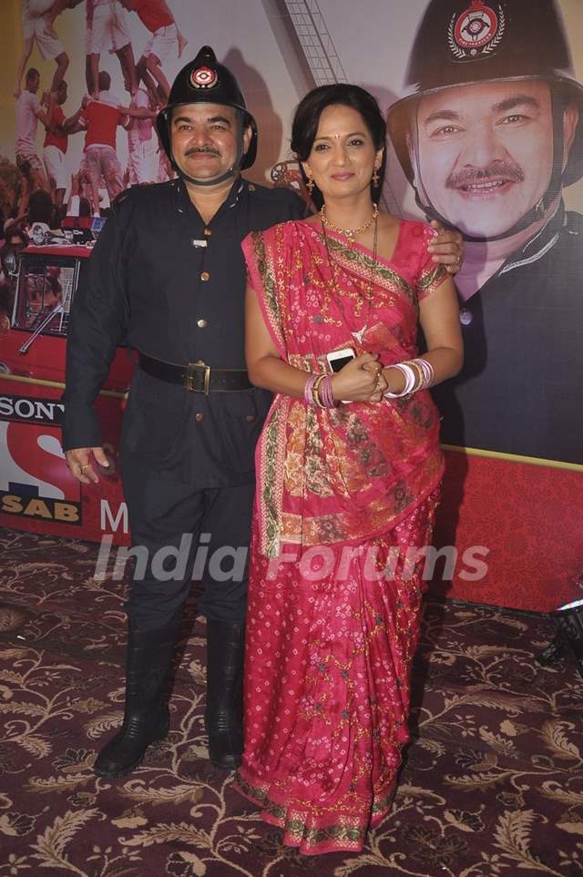 Prashant Damle and Kavita Laad at the Launch of Sab TV's Show Chandrakant Chiplunkar Seedi Bambawala