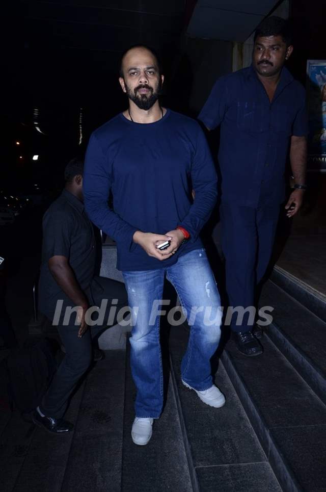 Rohit Shetty was snapped at the Special Screening of Singham Returns