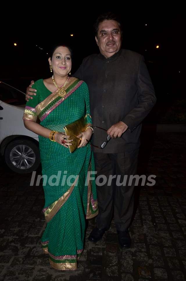 Raza Murad and his wife were at Nikitan Dheer and Kratika Sengar's Wedding Reception
