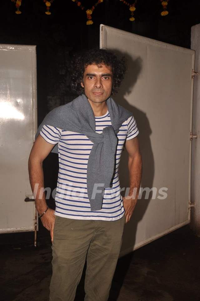 Imtiaz Ali poses for the media at the Screening of Finding Fanny