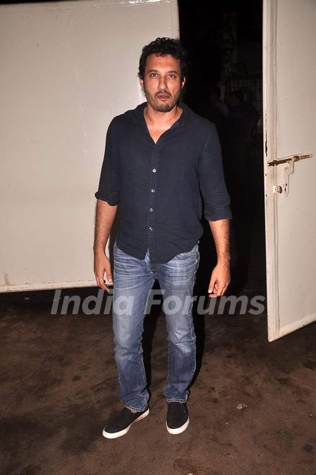 Homi Adajania poses for the media at the Screening of Finding Fanny