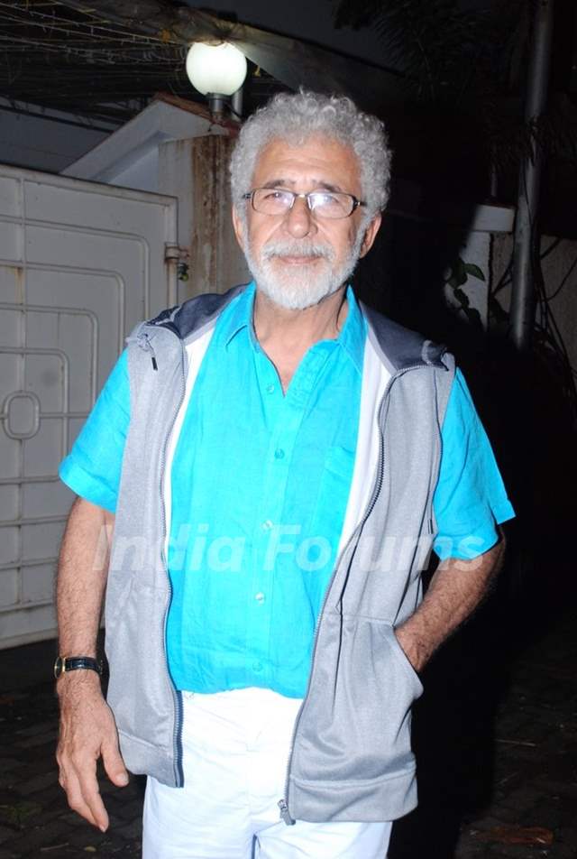 Naseeruddin Shah at the Special Screening of Finding Fanny