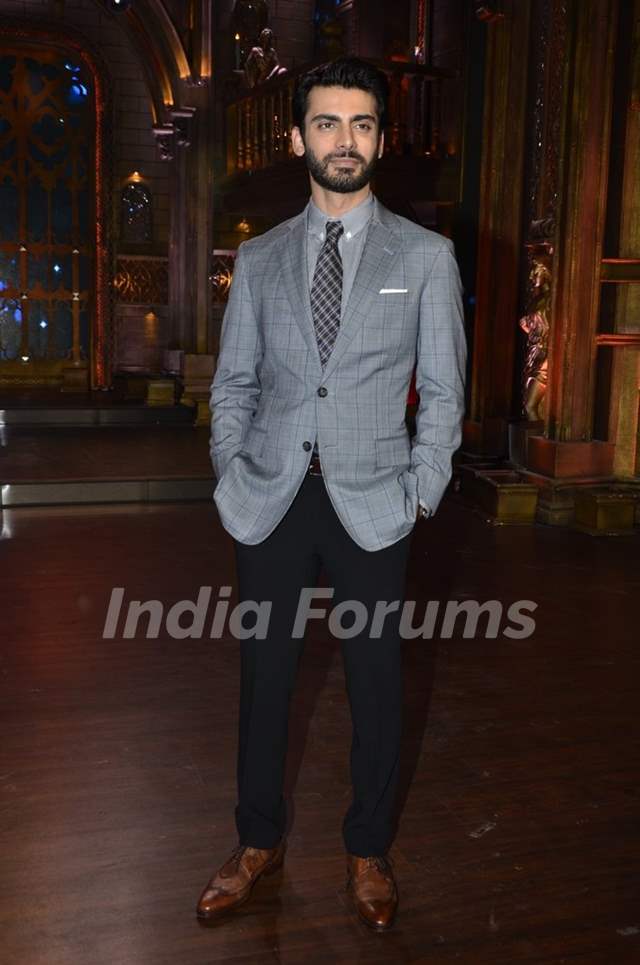 Fawad Khan at the Promotions of Khoobsurat on India's Best Cine Stars Ki Khoj