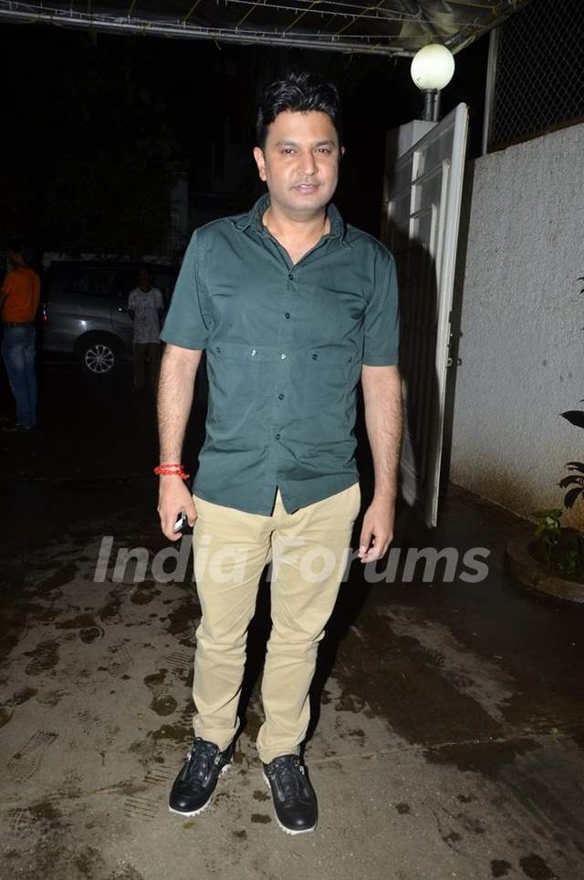 Bhushan Kumar was seen at the Screening of Creature 3D