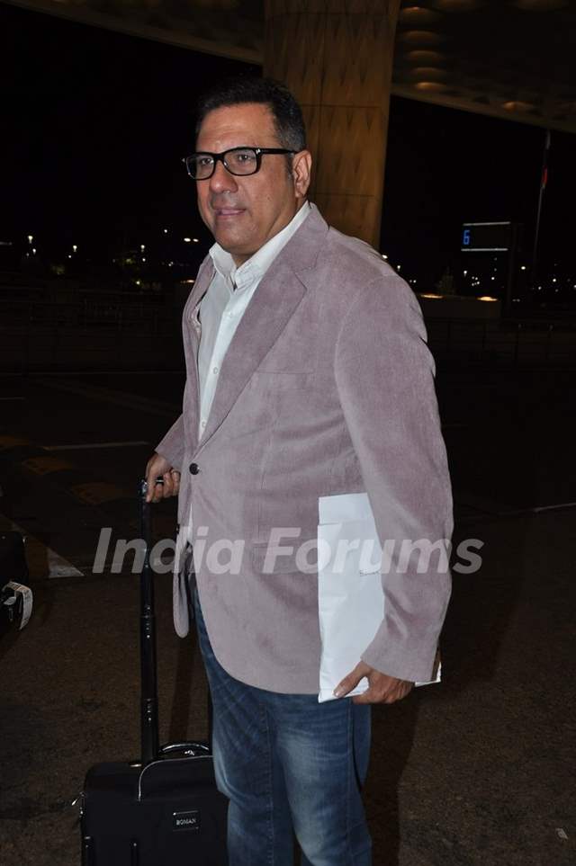 Boman Irani snapped at Airport while leaving for Slam Tour