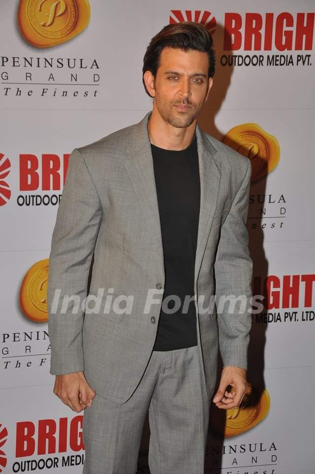 Hrithik Roshan was at the Bright Outdoor Advertising Party