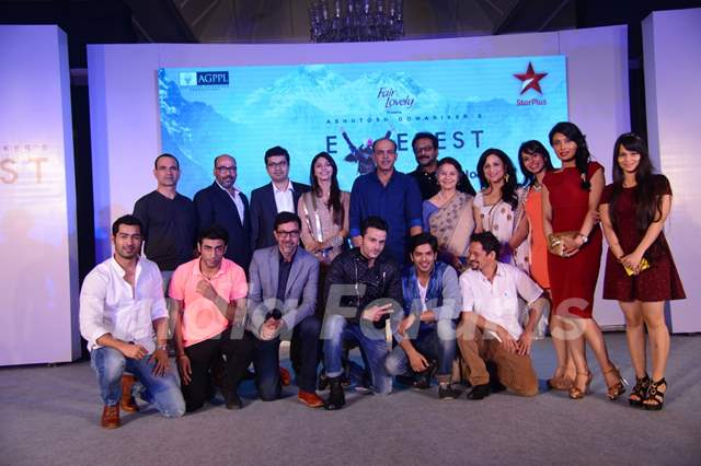 Cast at the Launch of Everest