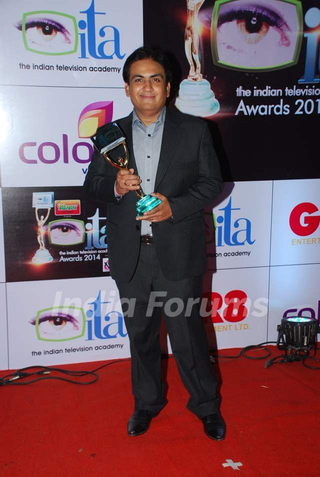 Dilip Joshi at the ITA Awards 2014 Media