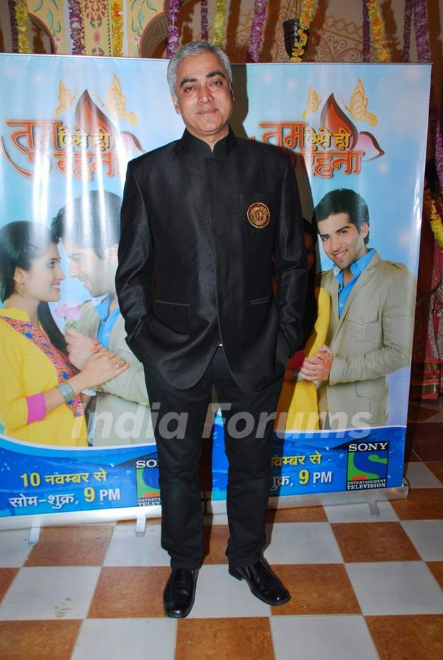 Sanjai Gandhi poses for the media at the Launch of Tum Aise Hi Rehna