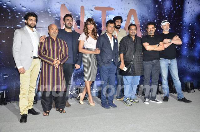 Celebs pose for the media at the Launch of Vikram Phadnis's New Film 'Nia'