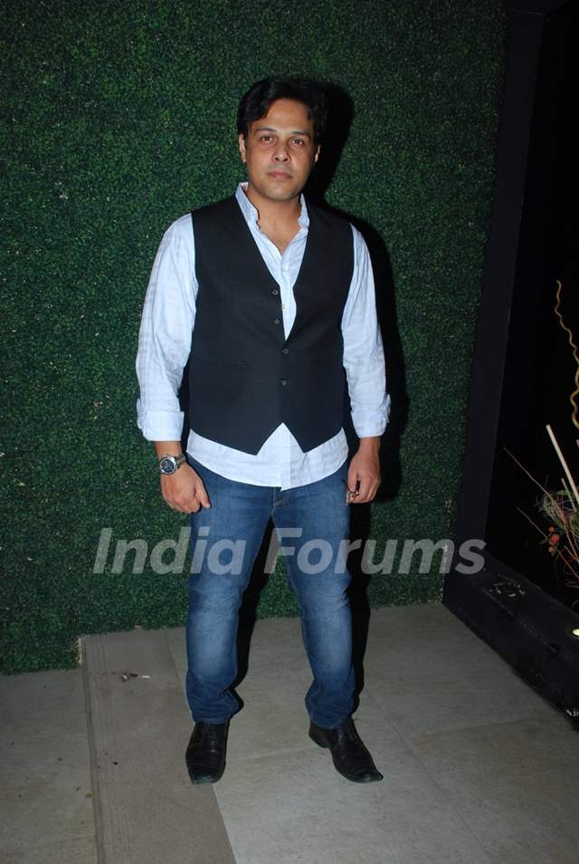 Sachin Sharma poses for the media at Dharmesh Darshan's Party Media