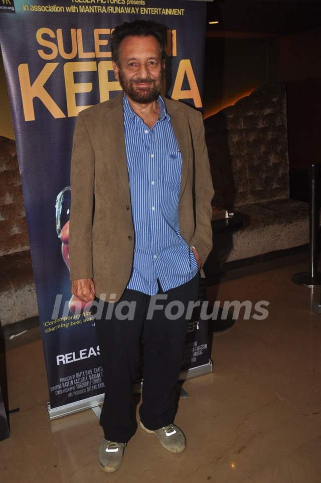 Shekhar Kapoor was seen at the Special Screening of Sulemani Keeda