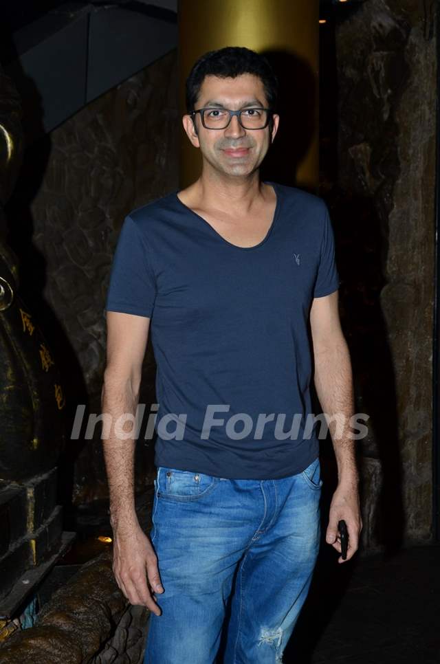 Kunal Kohli poses for the media at Richa Chadda's Birthday Bash