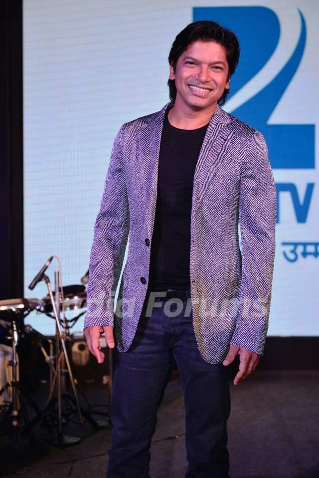 Shaan poses for the media at the Launch of Sa Re Ga Ma Pa Li'l Champs 5