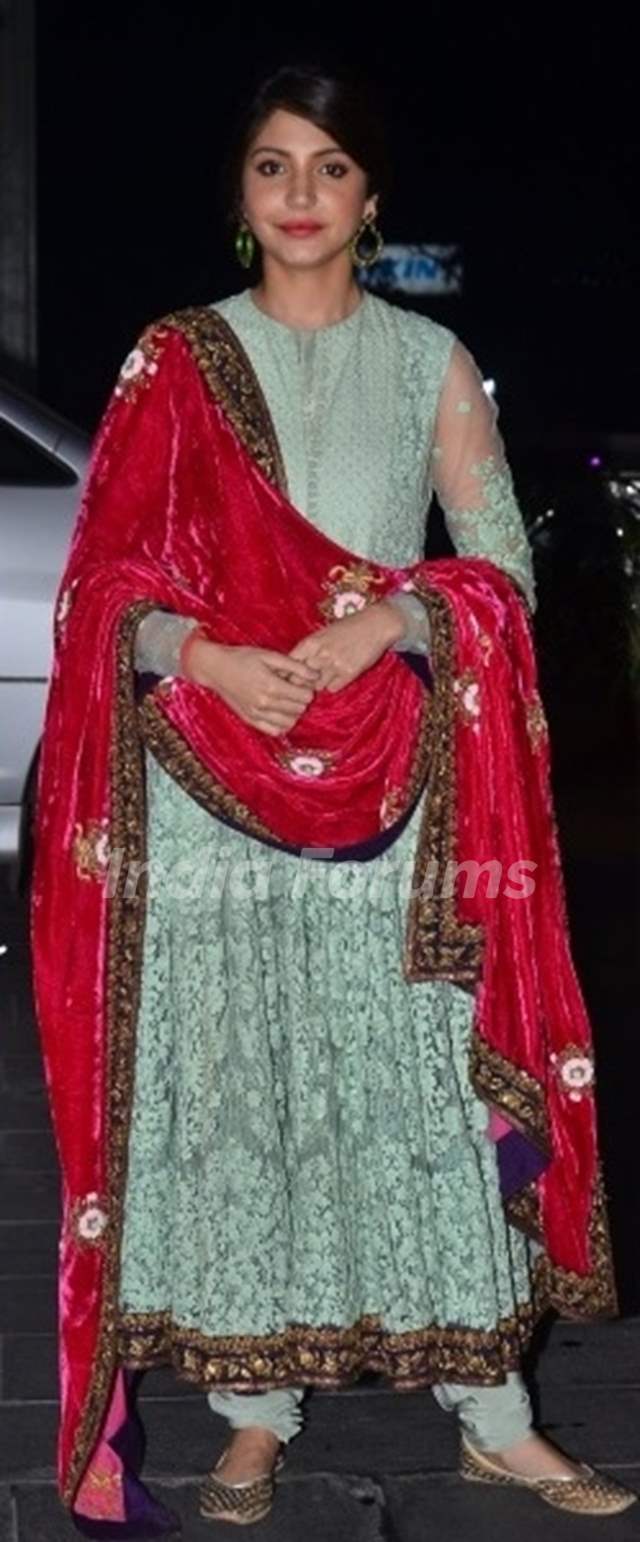 Anushka Sharma at Uday Singh and Shirin's Reception Party