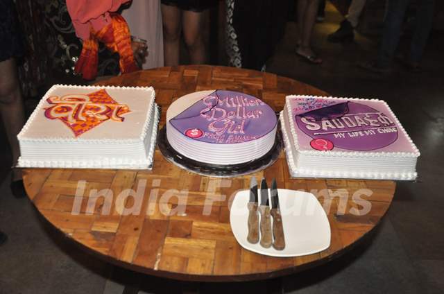 Cakes for all three shows of Yash Patnaik