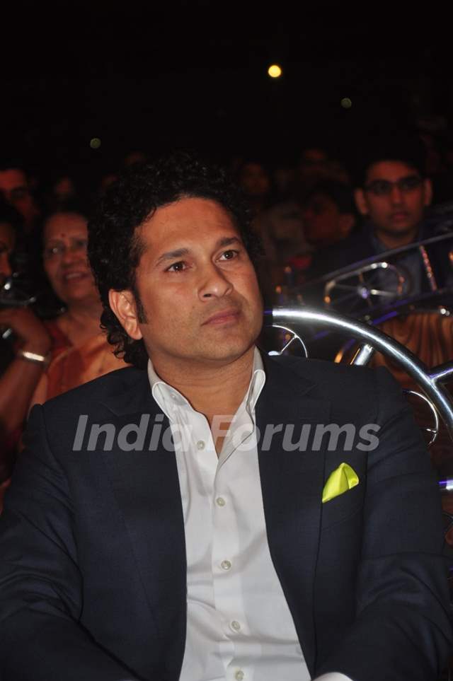 Sachin Tendulkar was snapped at Umang Police Show