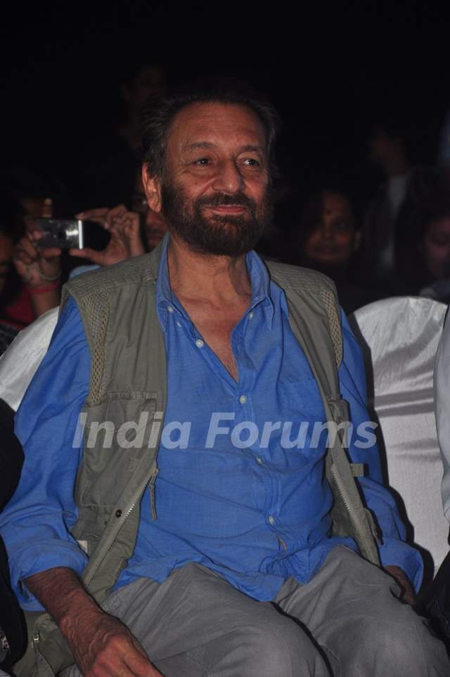 Shekhar Kapoor was snapped at the Launch of 'The Dharavi Project'