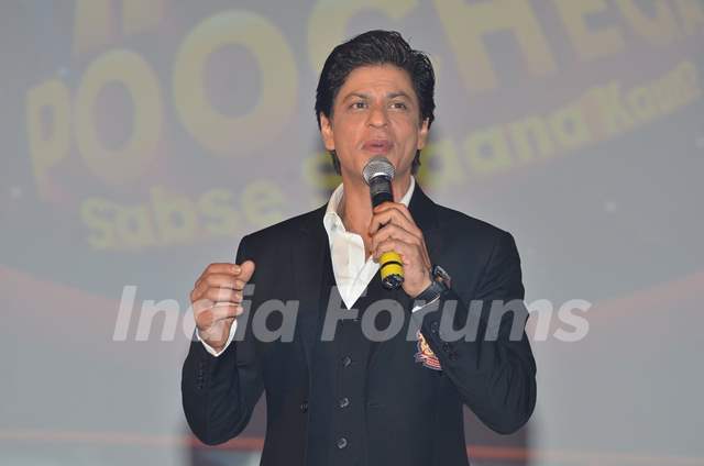 Shah Rukh Khan interacts with the audience at the Launch of '& TV'