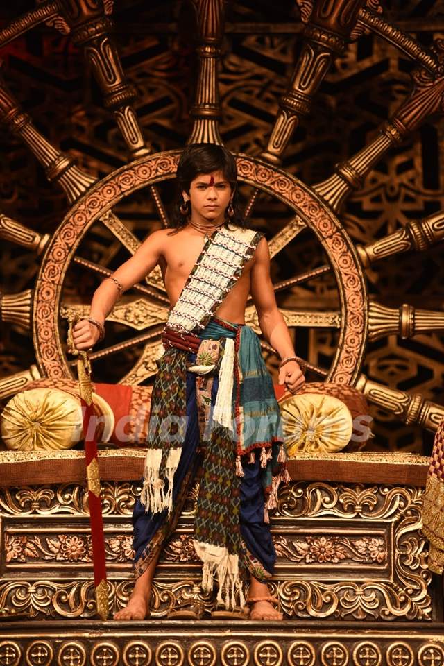 Siddharth Nigam at the Launch of Chakravartin Ashoka Samrat Media