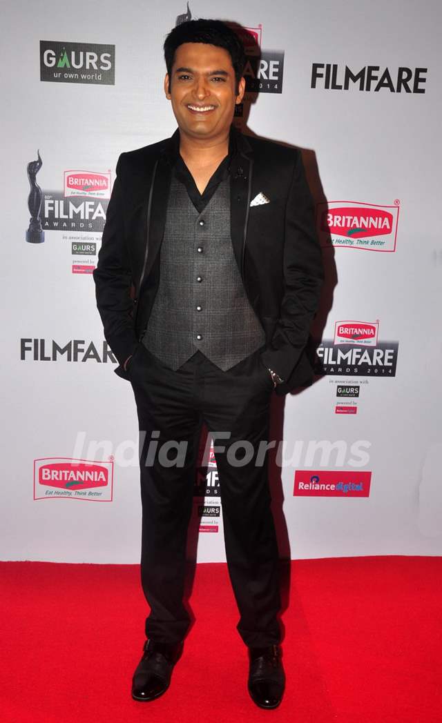 Kapil Sharma was seen at the 60th Britannia Filmfare Awards