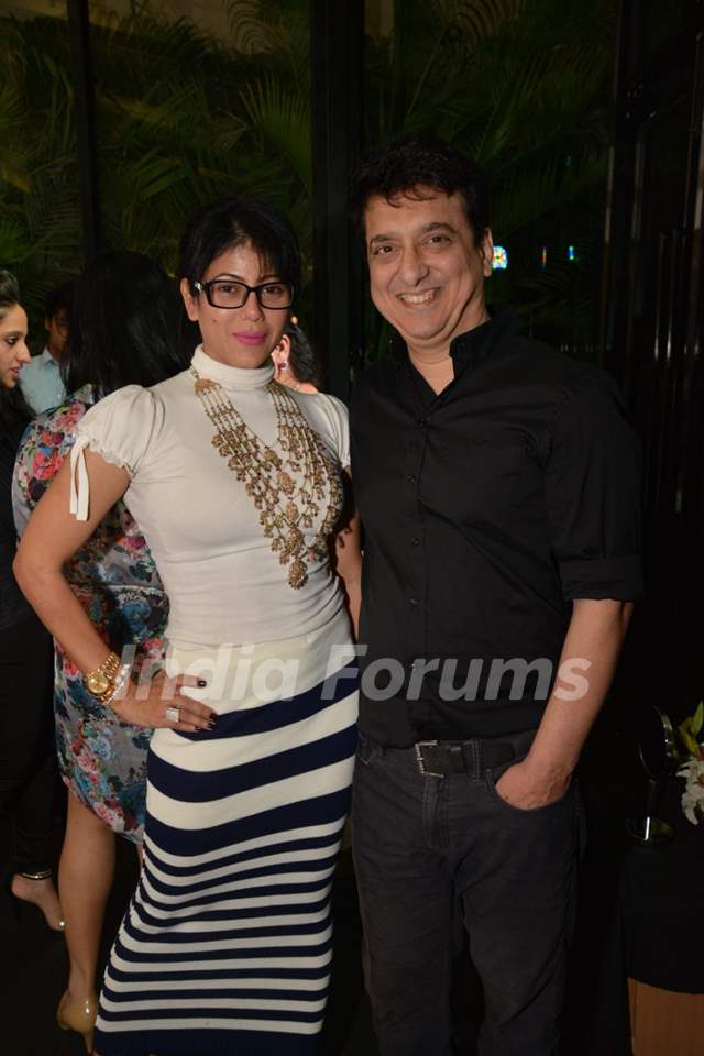 Sajid Nadiadwala Poses With Wife Wardha Khan At Jyoti Kapoors Jewellery Exhibition Media