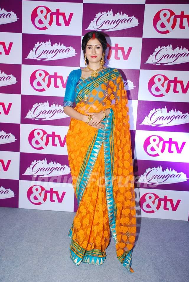 Gungun Uprari poses for the media at the Launch of Gangaa