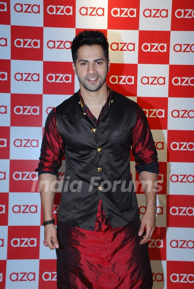 Varun Dhawan was at Kunal Rawal's menswear collection launch at AZA