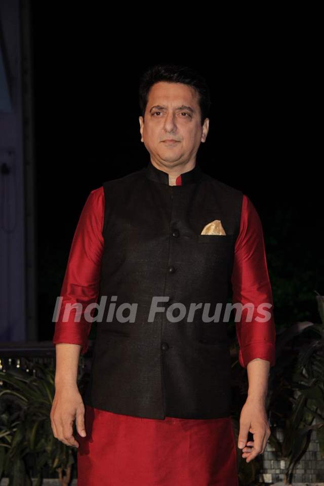 Sajid Nadiadwala at Smita Thackerey's Son's Wedding Reception