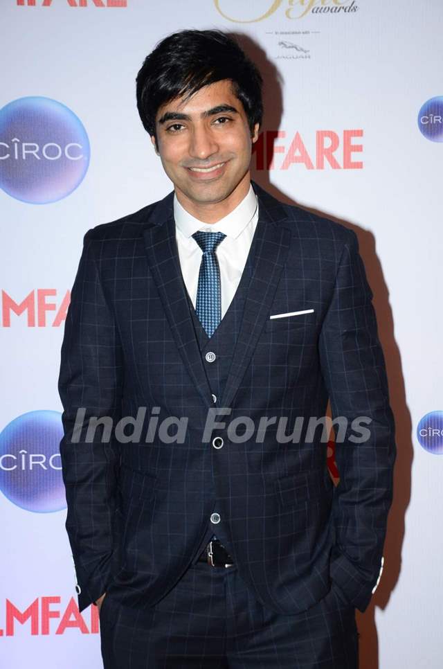 Arfi Lamba poses for the media at Filmfare Glamour and Style Awards Media