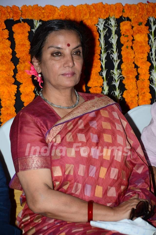 Shabana Azmi at a Political Event