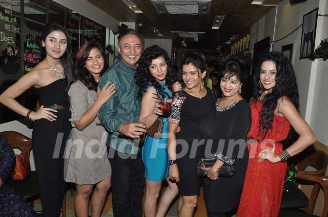 Team poses for the media at the Launch Party of Dilli Wali Thakur Gurls