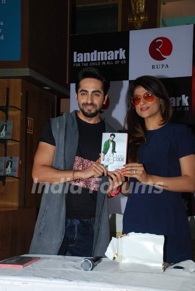 Ayushmann Khurrana With Wife Tahira Kashyap Launch The Book Cracking The Code Media