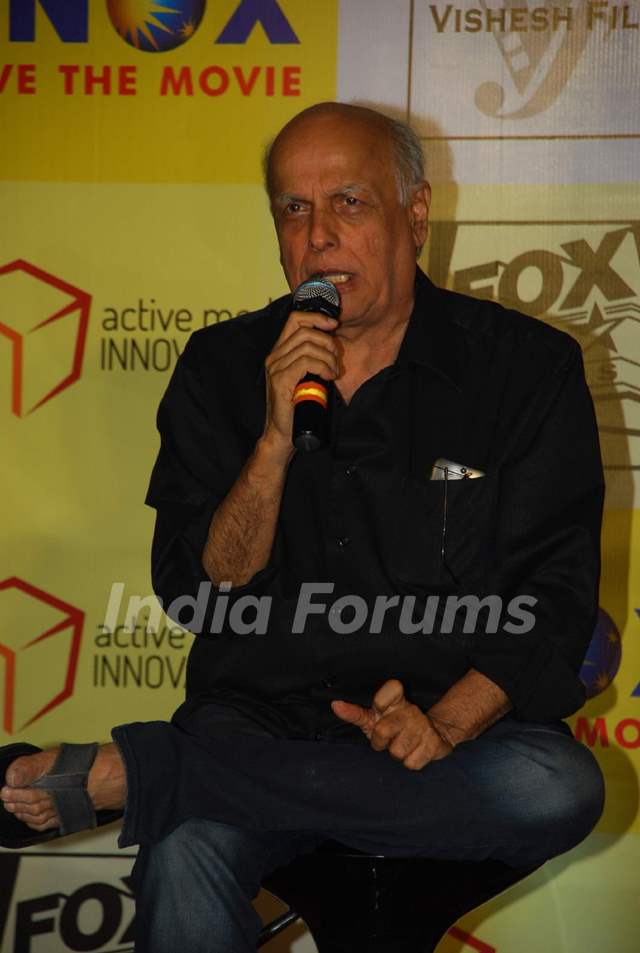 Mahesh Bhatt at Promotions of Mr. X