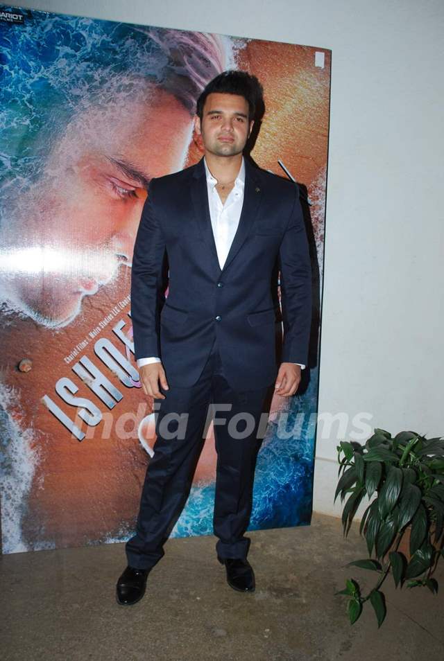 Mahaakshay Chakraborty poses at the trailer Launch of Ishqedarriyaan