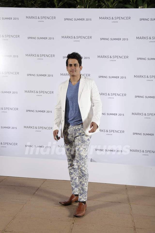 Amit Sareen at the Marks & Spencers Spring/Summer 2015 Collection Launch