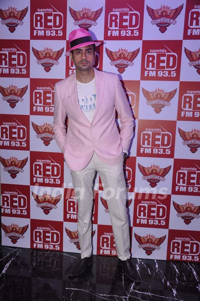 Pritam Singh poses for the media at Red FM Bash for Sunrisers Hyderabad Team