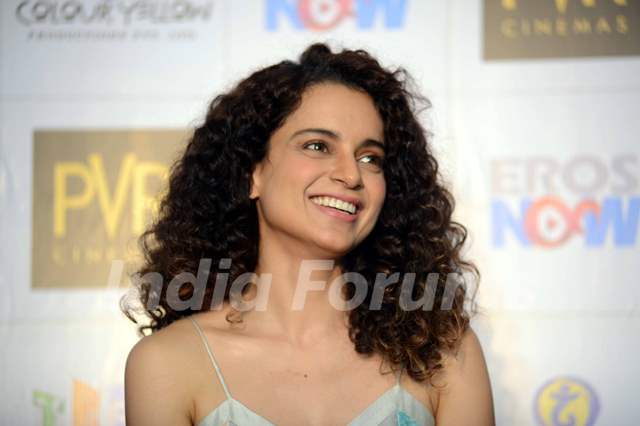 Kangana Ranaut was snapped at the Promotions of Tanu Weds Manu Returns in Delhi