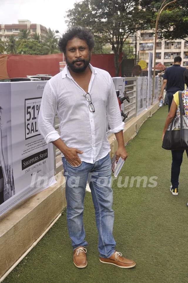 Shoojit Sircar poses for the media at the DVD Launch of Piku