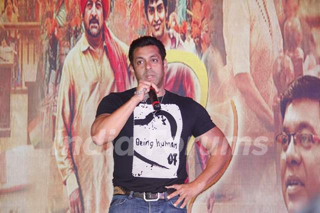 Salman Khan at Promotions of Marathi Movie 'Janiva'