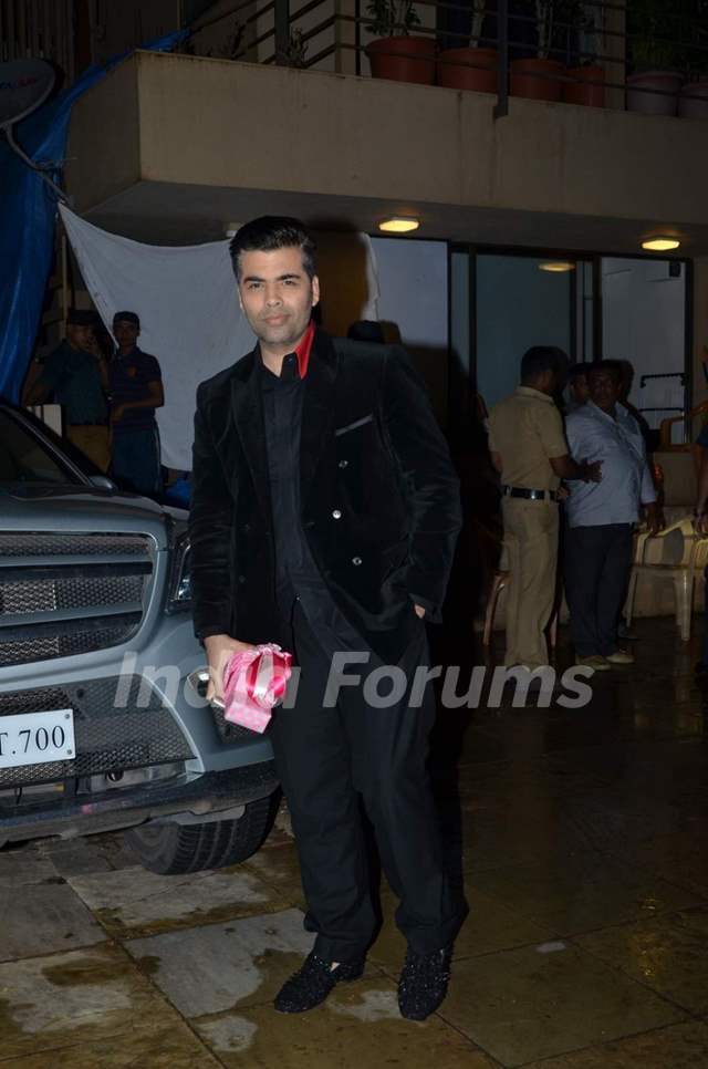 Karan Johar at Shahid Kapoor's Bash